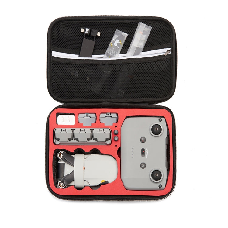 For DJI Mini 2 SE Shockproof Carrying Hard Case Storage Bag, Size: 21.5 x 29.5 x 10cm (Black Red) - HoMEdemic™ 