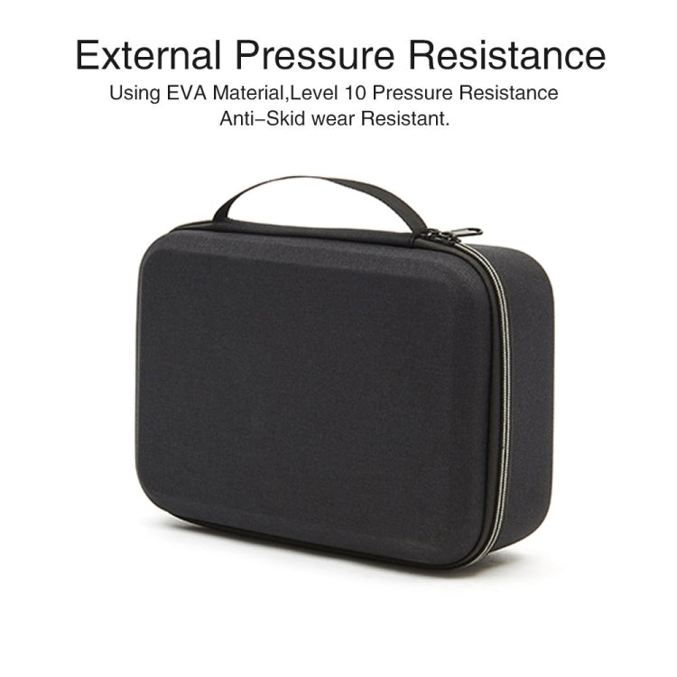 For DJI Mini 2 SE Shockproof Carrying Hard Case Storage Bag, Size: 21.5 x 29.5 x 10cm (Black Black) - HoMEdemic™ 