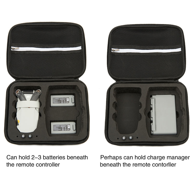 For DJI Mini 2 SE Shockproof Carrying Hard Case Drone Body Storage Bag, Size: 24x 19 x 9cm (Black Black) - HoMEdemic™ 