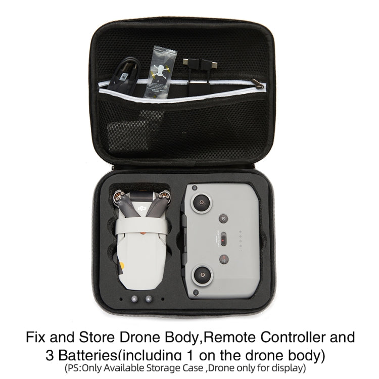 For DJI Mini 2 SE Shockproof Carrying Hard Case Drone Body Storage Bag, Size: 24x 19 x 9cm (Black Black) - HoMEdemic™ 