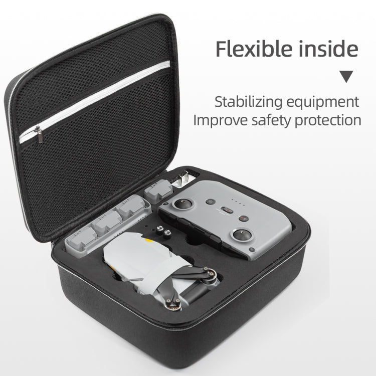 For DJI Mini 2 SE Square Shockproof Hard Case Carrying Storage Bag, Size: 28 x 23 x 10cm (Black) - HoMEdemic™ 