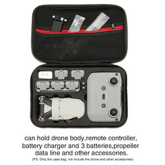 For DJI Mini 2 SE Grey Shockproof Carrying Hard Case Storage Bag, Size: 21.5 x 29.5 x 10cm, 21.5 x 29.5 x 10cm - HoMEdemic™ 