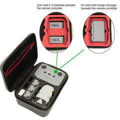 For DJI Mini 2 SE Grey Shockproof Carrying Hard Case Storage Bag, Size: 21.5 x 29.5 x 10cm, 21.5 x 29.5 x 10cm - HoMEdemic™ 