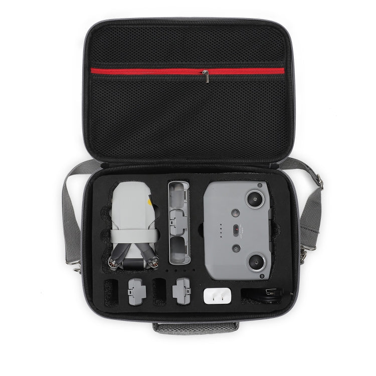 For DJI Mini 2 SE Grey Shockproof Carrying Hard Case Shoulder Bag, Size: 29 x 19.5 x 12.5cm (Black) - HoMEdemic™ 