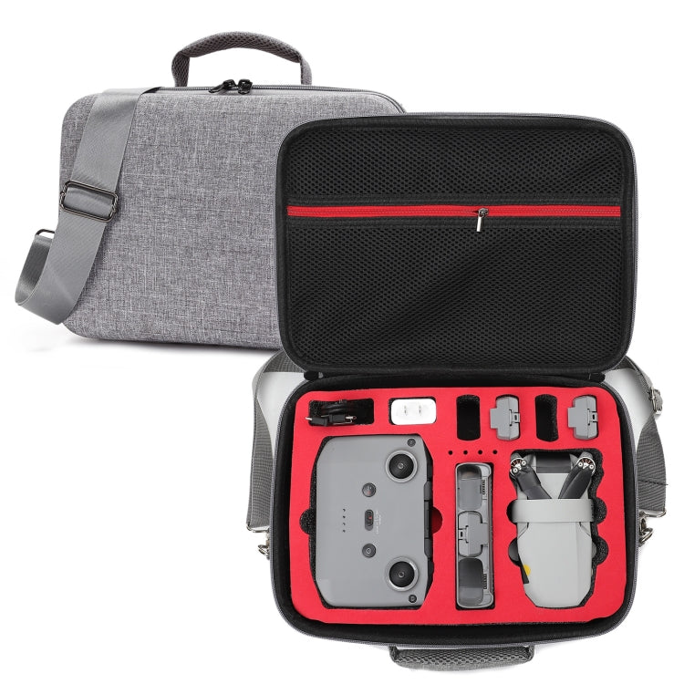 For DJI Mini 2 SE Grey Shockproof Carrying Hard Case Shoulder Bag, Size: 29 x 19.5 x 12.5cm (Red) - HoMEdemic™ 