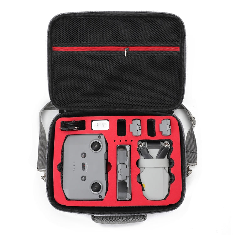For DJI Mini 2 SE Grey Shockproof Carrying Hard Case Shoulder Bag, Size: 29 x 19.5 x 12.5cm (Red) - HoMEdemic™ 