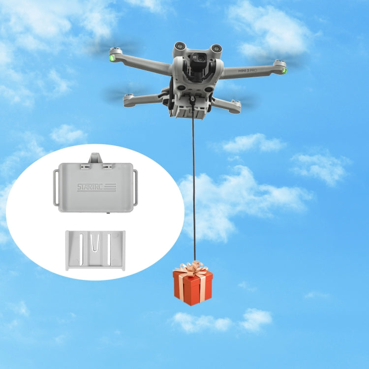 For DJI Mini 3 / Mini 3 Pro STARTRC Air-Dropping System Thrower Parabolic Bracket (Grey) - HoMEdemic™ 