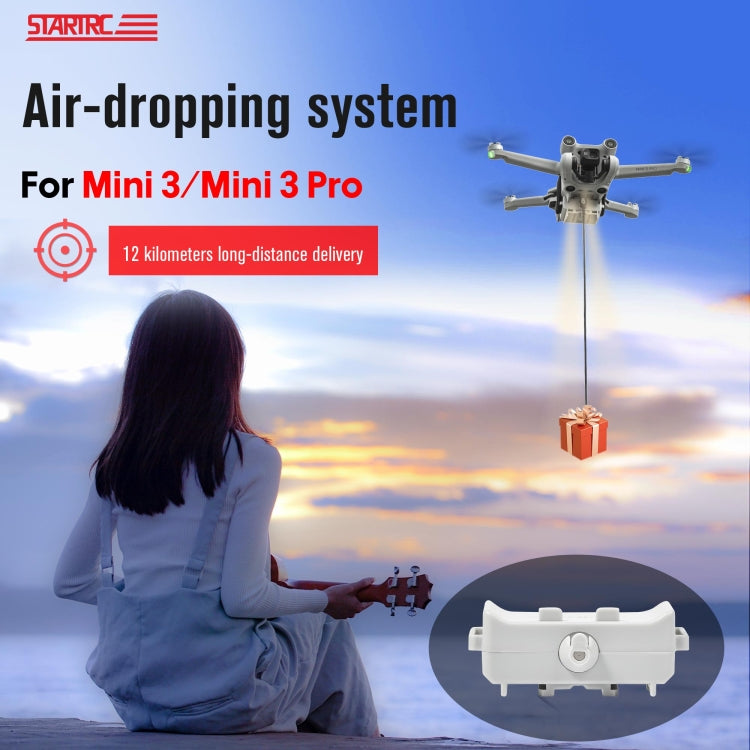For DJI Mini 3 / Mini 3 Pro STARTRC Air-Dropping System Thrower Parabolic Bracket (Grey) - HoMEdemic™ 