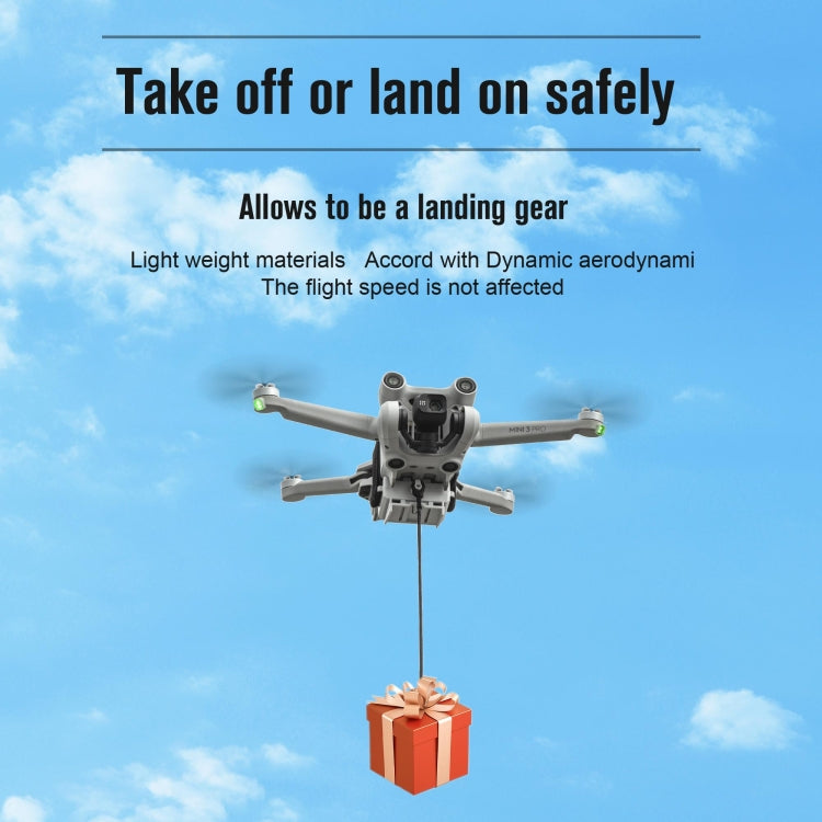 For DJI Mini 3 / Mini 3 Pro STARTRC Air-Dropping System Thrower Parabolic Bracket (Grey) - HoMEdemic™ 