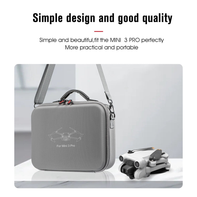 For DJI Mini 3 Pro / RC with Screen STARTRC Waterproof Shoulder Storage Bag Handbag(Grey) - HoMEdemic™ 