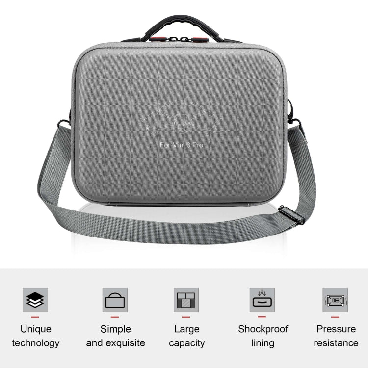 For DJI Mini 3 Pro / RC with Screen STARTRC Waterproof Shoulder Storage Bag Handbag(Grey) - HoMEdemic™ 