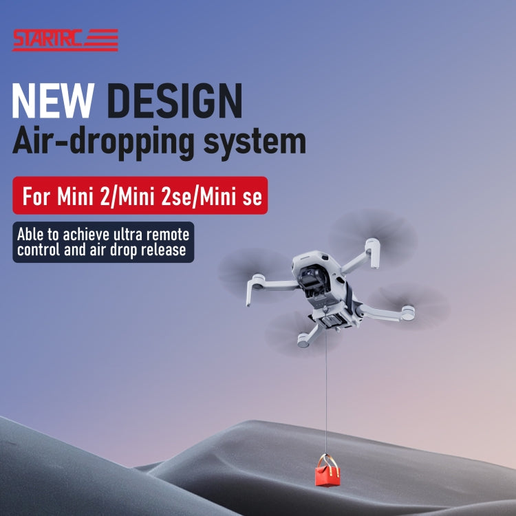 For DJI Mini 2 / Mini 2 SE / Mini 3 / Pro STARTRC Air-Dropping System Thrower Parabolic Bracket (Grey) - HoMEdemic™ 