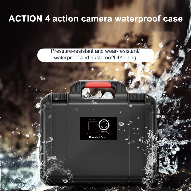For DJI Action 5 Pro / 4 / 3 STARTRC Waterproof PP Full Kit Suitcase Storage Box (Black) - HoMEdemic™ 
