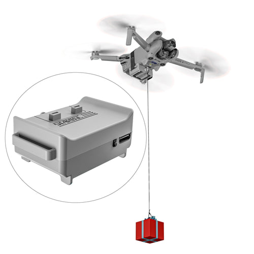 For DJI Mini 4 Pro STARTRC Magnetic Air-Dropping System Thrower Parabolic Bracket (Grey) - HoMEdemic™ 