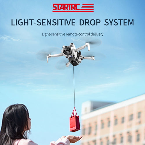 For DJI Mini 4 Pro STARTRC LED Light Air-Dropping System Thrower Parabolic - HoMEdemic™ 