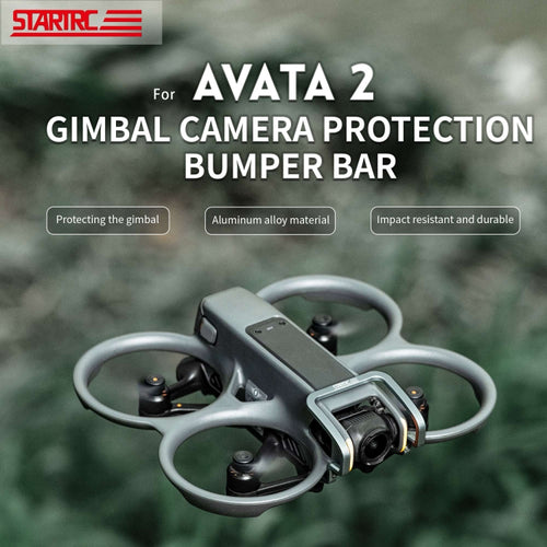 For DJI Avata 2 STARTRC Gimbal Lens Anti-collision Aluminum Alloy Guard Bumper (Silver Grey) - HoMEdemic™ 