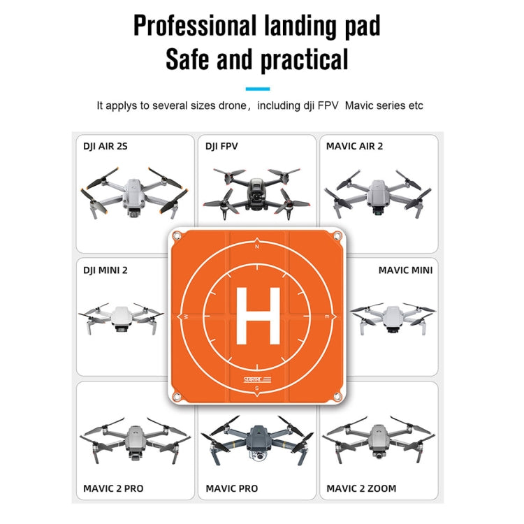 STARTRC 65cm Portable Foldable Square Parking Apron Landing Pad for DJI FPV / mini 2 / Mavic Air 2 / Air 2S - HoMEdemic™ 