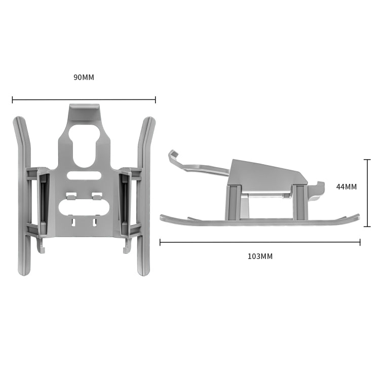 For DJI Mini 4 Pro STARTRC Folding Anti-fall Anti-dirt Heightened Landing Gear Training Rack (Grey) - HoMEdemic™ 