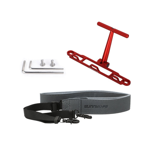 For DJI RC 2 / 1 Sunnylife ZJ764 Controller Handle Waist Support Tabletop Mount Neck Strap Hook Hanger Bracket (Red) - HoMEdemic™ 