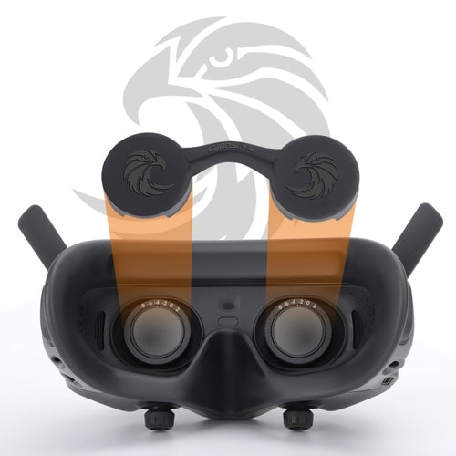 For DJI Goggles 2 / Goggles 3 Lens Cover Dust-proof VR Lens Silicone Case Soft Protector (Black) - HoMEdemic™ 