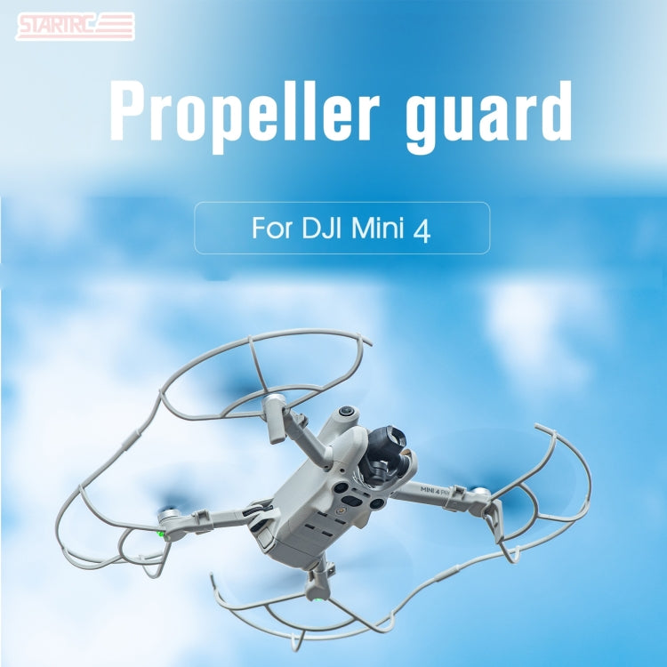 For DJI Mini 4 Pro STARTRC Drone Propeller Protective Guard Anti-collision Ring (Grey) - HoMEdemic™ 