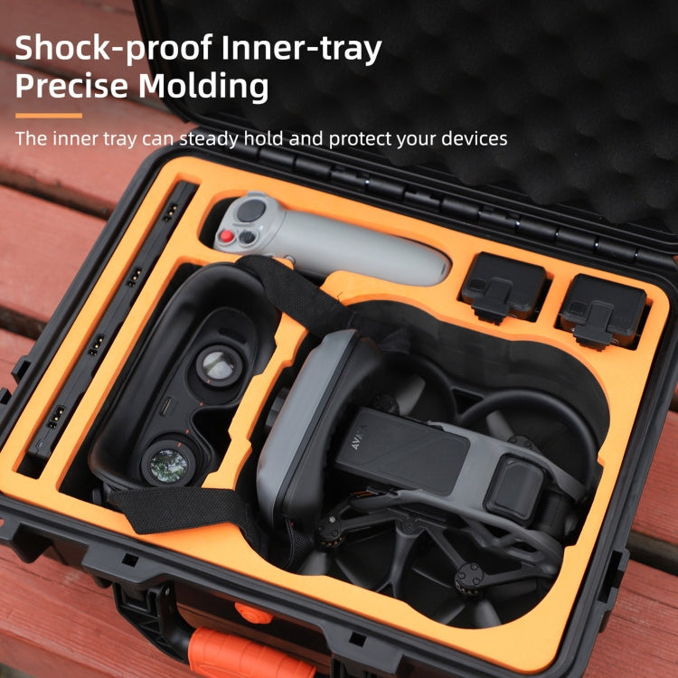 For DJI Avata Sunnylife AQX-6-U Upgraded Waterproof Shockproof Safety Carry Case Storage Bag (Black) - HoMEdemic™ 