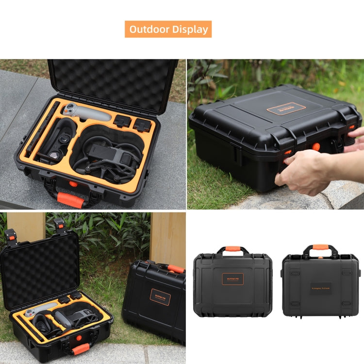 For DJI Avata Sunnylife AQX-6-U Upgraded Waterproof Shockproof Safety Carry Case Storage Bag (Black) - HoMEdemic™ 