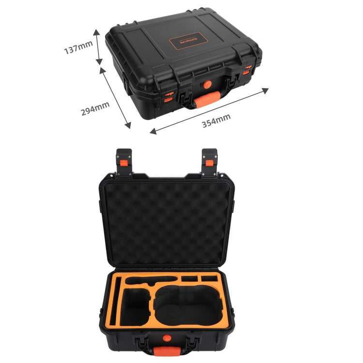 For DJI Avata Sunnylife AQX-6-U Upgraded Waterproof Shockproof Safety Carry Case Storage Bag (Black) - HoMEdemic™ 