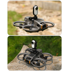 For DJI Avata 2 Sunnylife Action Camera Holder Mount Drone Light Bracket (Black) - HoMEdemic™ 