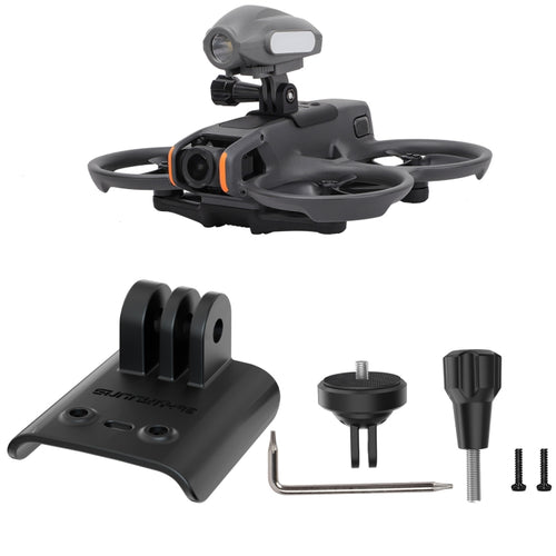 For DJI Avata 2 Sunnylife Action Camera Holder Mount Drone Light Bracket (Black) - HoMEdemic™ 