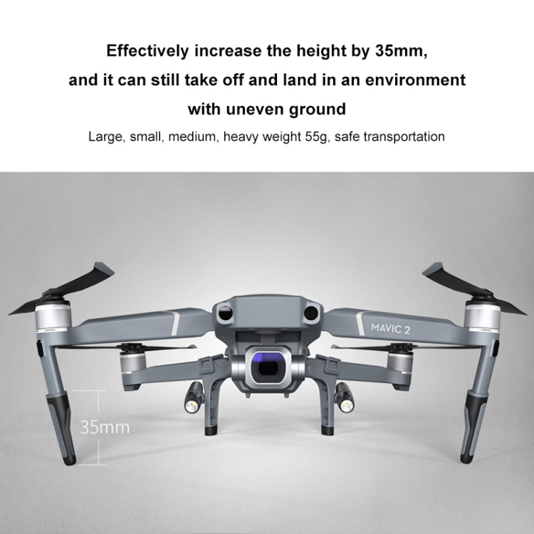 PGYTECH P-HA-030 LED Night Flight Light Shock Absorption Landing High Stand for DJI Mavic 2 - HoMEdemic™ 