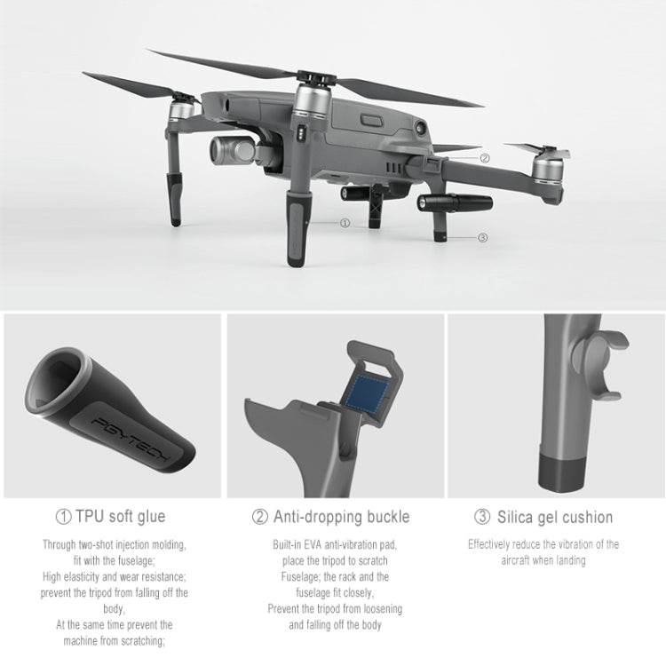 PGYTECH P-HA-030 LED Night Flight Light Shock Absorption Landing High Stand for DJI Mavic 2 - HoMEdemic™ 