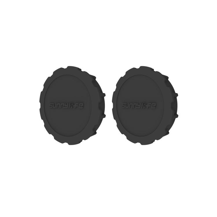 For DJI Osmo Action 5 Pro / 4 / 3 Sunnylife 2pcs Silicone Lens Cap (Black) - HoMEdemic™ 