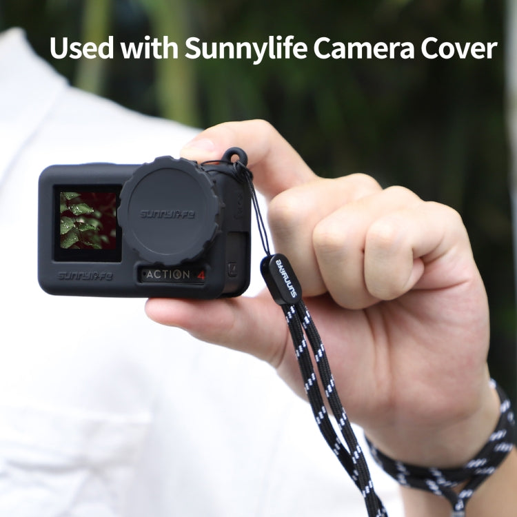 For DJI Osmo Action 5 Pro / 4 / 3 Sunnylife 2pcs Silicone Lens Cap (Black) - HoMEdemic™ 