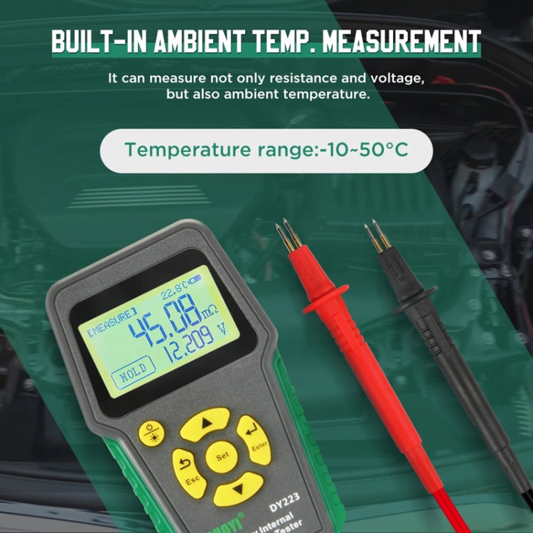 DUOYI DY223 Electrical Vehicle Voltage Testing And Fault Diagnostic Instrument(Test Clip+Guage Pen+Clip Base) - HoMEdemic™ 