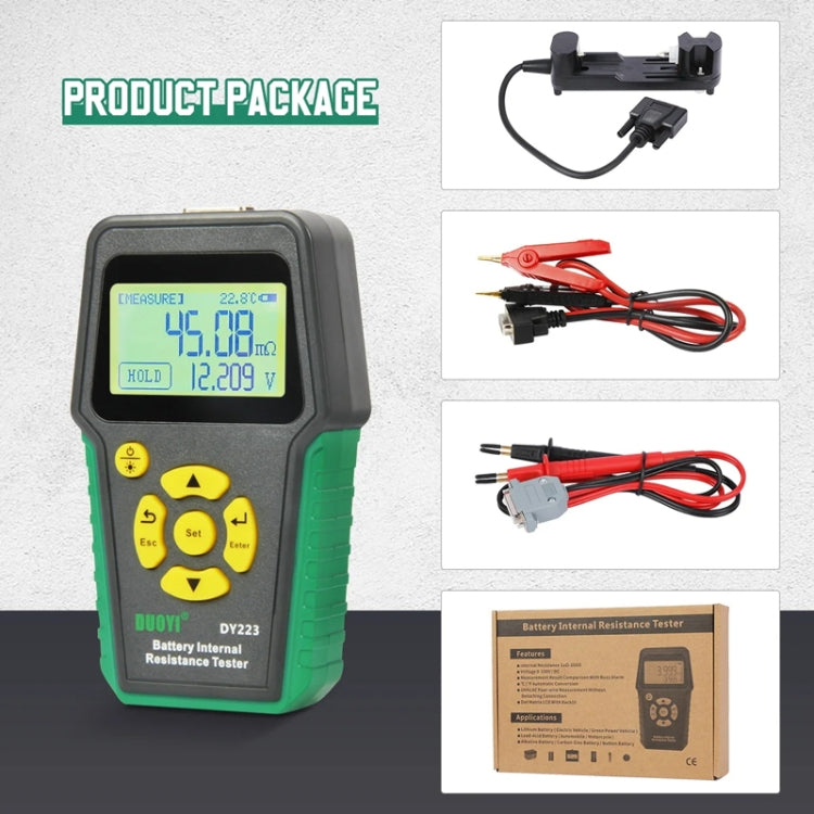 DUOYI DY223 Electrical Vehicle Voltage Testing And Fault Diagnostic Instrument(Test Clip+Guage Pen+Clip Base) - HoMEdemic™ 