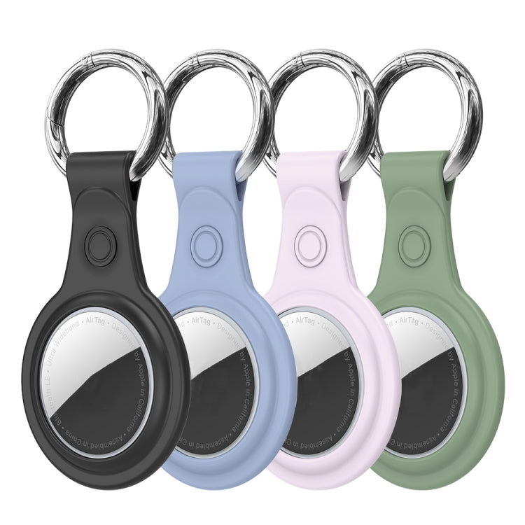 DUX DUCIS 4 PCS / Sets Frosted TPU Protective Case with Key Ring for AirTag 2nd Gen / AirTag 1st Gen - HoMEdemic™ 