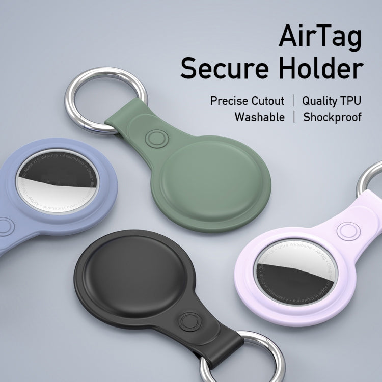 DUX DUCIS 4 PCS / Sets Frosted TPU Protective Case with Key Ring for AirTag 2nd Gen / AirTag 1st Gen - HoMEdemic™ 