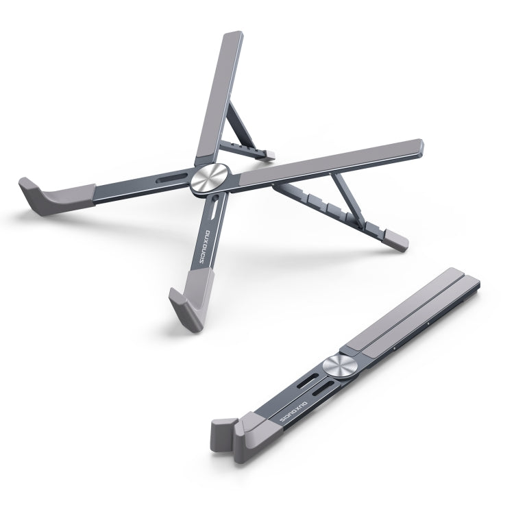 DUX DUCIS Foldable X-shaped Aluminum Laptop Stand(Lead Color) - HoMEdemic™ 