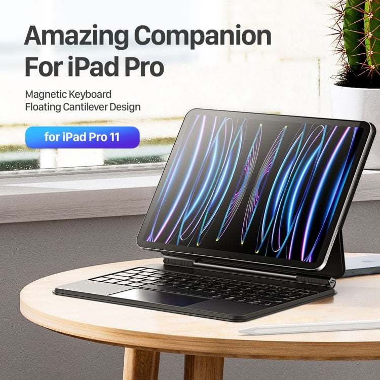 DUX DUCIS MK Series Floating Magnetic Keyboard Tablet Leather Case For iPad Pro 11 2022 / Air 11 2024 - HoMEdemic™ 