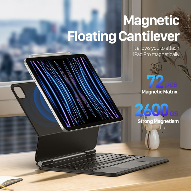 DUX DUCIS MK Series Floating Magnetic Keyboard Tablet Leather Case For iPad Pro 11 2022 / Air 11 2024 - HoMEdemic™ 