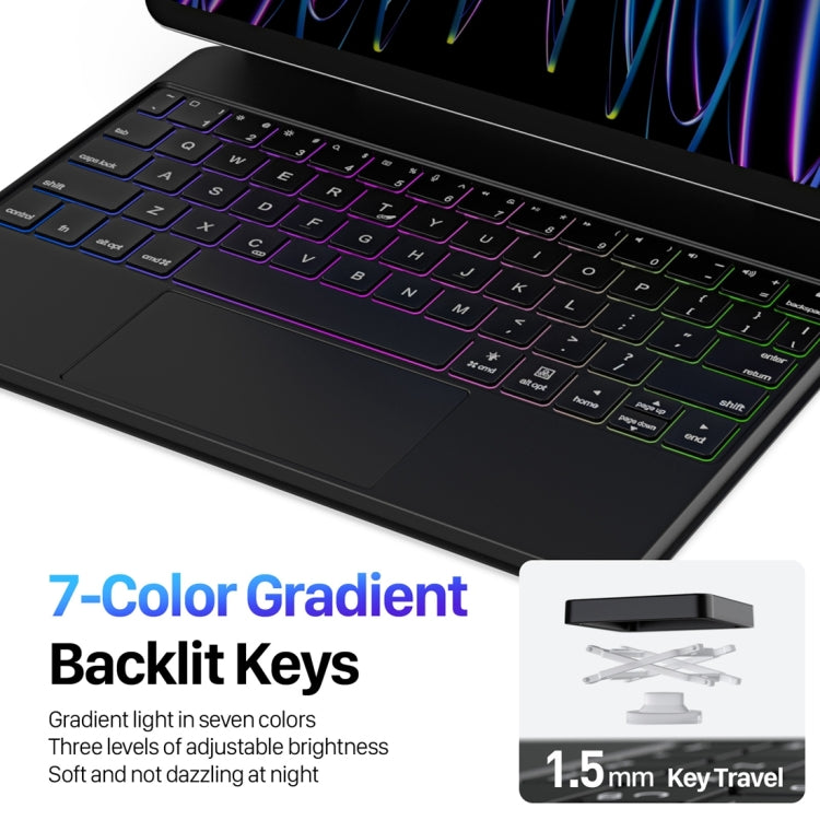 DUX DUCIS MK Series Floating Magnetic Keyboard Tablet Leather Case For iPad Pro 11 2022 / Air 11 2024 - HoMEdemic™ 