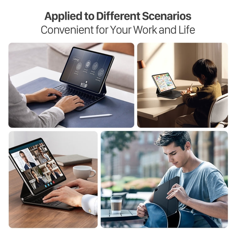 DUX DUCIS MK Series Floating Magnetic Keyboard Tablet Leather Case For iPad Pro 12.9 2021 - HoMEdemic™ 