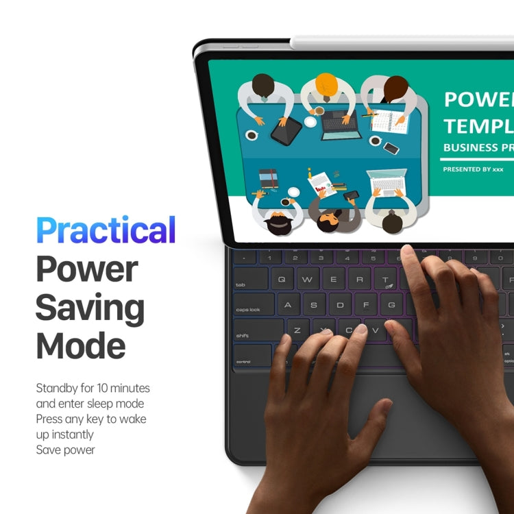 DUX DUCIS MK Series Floating Magnetic Keyboard Tablet Leather Case For iPad Pro 12.9 2021 - HoMEdemic™ 