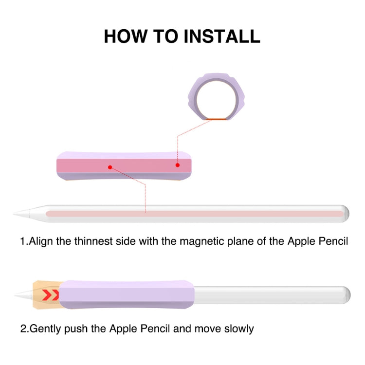 DUX DUCIS Stoyobe Stylus Silicone Cover Grip For Apple Pencil 1/2/Huawei M-Pencil(Pink) - HoMEdemic™ 