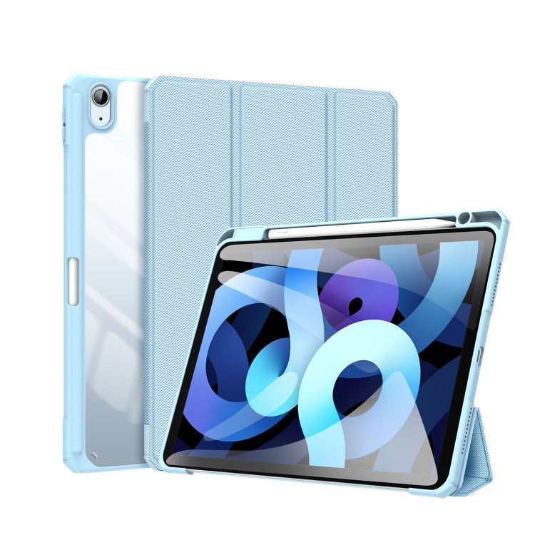 DUX DUCIS TOBY Series Shockproof PU Leather + PC + TPU Flip Smart Case For iPad Air 11 2025 / 2024 / Air 2022 / 2020 10.9(Blue) - HoMEdemic™ 