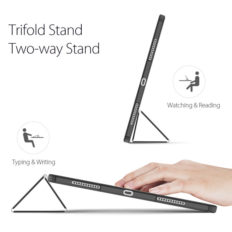 DUX DUCIS TOBY Series Shockproof PU Leather + PC + TPU Horizontal Flip Tablet Case with Holder & Pen Slot & Sleep / Wake-up Function For iPad Pro 12.9 2022 / 2021 / 2020(Black) - HoMEdemic™ 