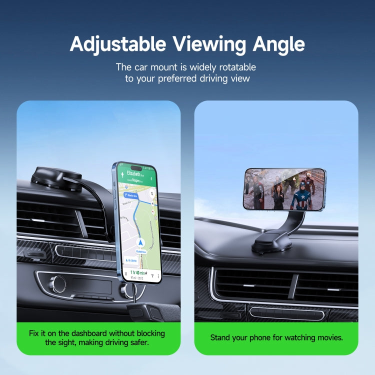 DUZZONA V3 15W Car Magnetic Wireless Charger Phone Holder(Black) - HoMEdemic™ 