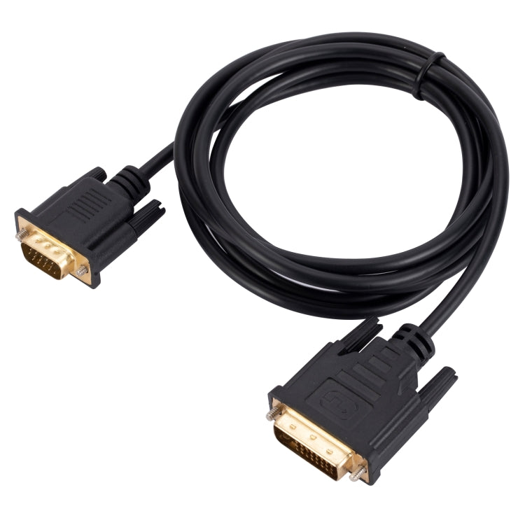DVI to VGA Adapter Cable Computer Graphics Card Monitor Cable, Length: 1m - HoMEdemic™ 