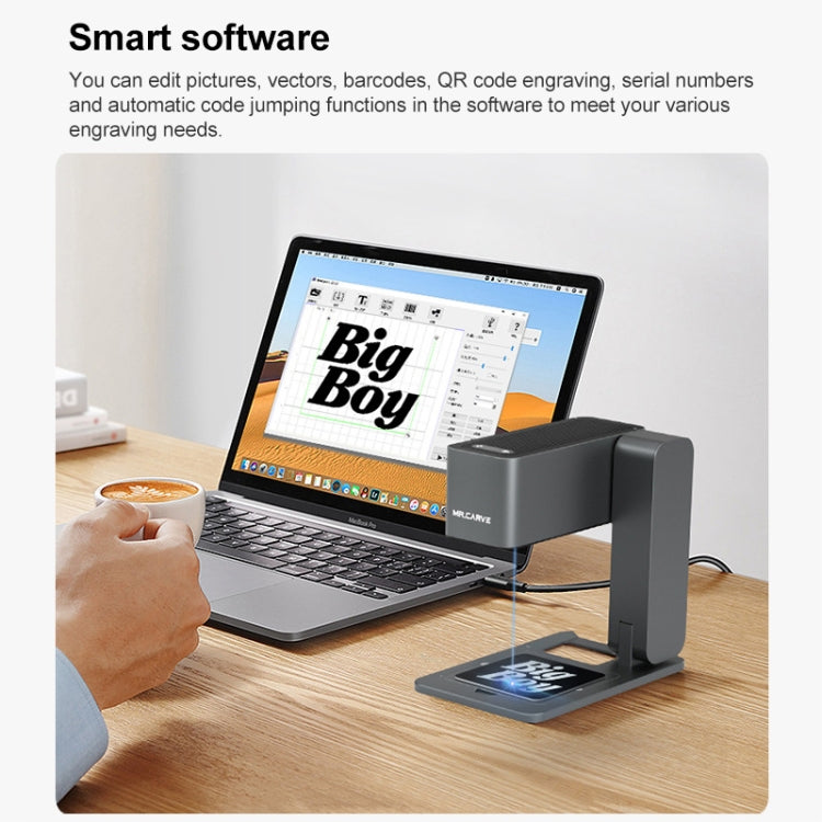 Daja C1 Portable 10W 0.05mm Engraving  Laser Machine, UK Plug - HoMEdemic™ 